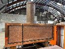 Large Copper Fireplace Exhaust Canopy. Brighton, Sa, 1940 X 810 X 710mm, With 4 X Copper Flue Sections, 400mm (D), Approx 4m Total