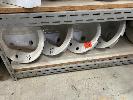 SET 4 OVAL CERAMIC SINKS