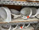 SET 4 OVAL CERAMIC SINKS