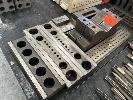 94 · 10 x ASSORTED MACHINIST CLAMP/SPACING BLOCKS INCLUDING V, RECTANGLE, ETC, VARIOUS SIZES