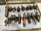 137 · 15 x BT50 TOOL HOLDERS WITH ASSORTED TOOLING