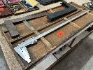 Sliding Vernier Gauge, Mitutoyo, 1000mm & Right Angle Square. M&R, 530 X 260mm In Timber Cases