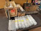 176 · 8 x NITROGEN SPRINGS,, SIZE: 250 x 50mm DIAMETER, AS NEW, STAINLESS STEEL; GUIDE RODS,. BLOCK STEEL, ETC