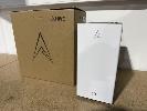 254 · 12 x ALLIED HIVE COMPACT MINI-ITX DESKTOP CASES - WHITE (BOXED), - CASE: TWO-TONE MATTE ALUMINIUM CHASSIS, - DIMENSIONS: 260mm (H) x 125mm (W) x 200mm (L), - PSU, (2 x BOXES)