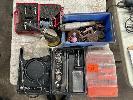 Assorted Air Tools, Die Grinder, Sander, Pencil Grinder, Linishing Stones, Drill Bits & Broach Drills No Gst