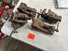 4 X Assorted Machine Vices No Gst