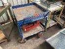 Stock Trolley, 1100 X 750mm With Pneumatic Wheels No Gst