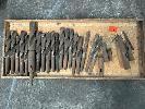 19 X No4 M/T Drill Bits & 5 X Reduction Sleeves No Gst