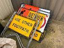 7 X Assorted Road Signs