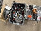 Assorted Ozito 240v Power Tools, Drill, Jigsaw, Sanders, Hammer Drill, Aeg Angle Grinder