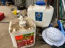 60 · SLASHER WEED KILLER WITH BACK PACK SPRAYER ASSORTED BROOMS, ETC