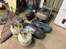 Camping Kit, 2 X Lpg Bottles, (Empty), 12v Fridge With Slide, 12v Compressor, Sand Flags