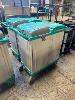 Laundry Cleaning Trolley On Castor Wheels With 2 X Bins, Cleaning Buckets, Etc, , **Subject To Insurance Claim, Buyer To Inspect** No Gst