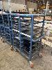24 · PVC MEAL SERVING TROLLEY ON CASTOR WHEELS WITH 14 x TRAYS, 1400 (H) x 500 (W) x 900mm (L), , **SUBJECT TO INSURANCE CLAIM, BUYER TO INSPECT** NO GST