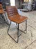 10 X Frankie Bar Stools, Brown