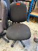 155 · 5 x OFFICE CHAIRS, BLACK FABRIC, GAS LIFT ON CASTORS
