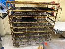 35 · STEEL COOLING RACK, 1450 x 820 x 1700mm, 9 TIER, MOBILE