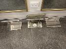 9 · 4 x CHROME METAL FOOT RESTS