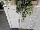 White Painted Timber 2 Door Cabinet, 950 X 780 X 400mm