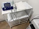 White Metal Mobile Trolley With Plastic Drawers