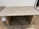 Stone Look Poly Topped & Timber Extension Table, 1600 X 900mm