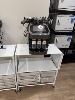 N9 Ice Skin Angel Hydra Facial Machine & Attachments, 240v, Single Phase On White Metal Mobile Trolley