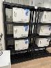 Black Plastic Shelving Unit, 1800 X 900 X 400mm