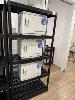 Black Plastic Shelving Unit, 1800 X 900 X 400mm