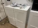 White Painted Timber 2 Door Cabinet, 950 X 780 X 400mm