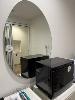 125 · OVAL SHAPED WALL MIRROR, 100 x 750mm, BACK LIT