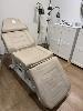 Dsse Latte Vinyl Upholstered Treatment Bed, Electronic, Adjustable, 240v, Single Phase