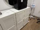 White Painted Timber 2 Door Cabinet, 950 X 780 X 400mm