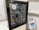 144 · SCHMICK BLACK SINGLE GLASS DOOR MEDICAL PRODUCT REFRIGERATOR, 560 x 420 x 460mm, 240V, SINGLE PHASE