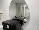 Oval Shaped Wall Mirror, 100 X 750mm, Back Lit