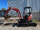 Kubota U25-3 Super Series Mini Excavator, Pin: Kbcbz55chn3e54905, Eng: 1nh7829, Hours: 1490, Rubber Tracked, Fitted With Levelling Backfill Blade, 1480mm, Gp Bucket, 1250mm, 2 X Trench Buckets, 300 & 450mm & Ripper Attachment, Rops & Fops Canopy,, Hydraulics Plumbing For Rock Breaker Attachment, , Key #37, (With 1 Key/S) 11.00% Premium
