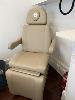 Dsse Latte Vinyl Upholstered Treatment Chair, Electronic Adjustable, 240v, Single Phase