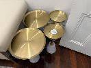 4 X Bead Topped Circular Occasional Side Tables,, 2 @ 250mm Diameter & 2 @ 80mm Diameter