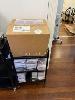 Lot Quantity Assorted Eye Lash Sets & Black Metal Mobile Trolley