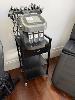 N9 Ice Skin Angel Hydra Facial Machine & Attachments, 240v, Single Phase On Black Metal Mobile Trolley