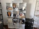 White Laminate Timber Shelving Bay, 1700 X 1200 X 300mm & Contents Of Sundries