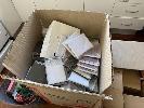 279 · 2 x BOXES & CONTENTS OF LARGE QUANTITY EYE LASH SETS & ASSORTED GLASSWARE