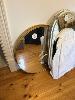 301 · 4 x CIRCULAR MIRRORS, 800mm DIAMETER