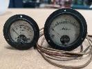 1 X Antique "Simpson Electric Co. Chicago Ill." Panel Voltmeter, Dc 750 V., 1 X Antique "Siemens Brothers & Co Ltd London" Panel Voltmeter, Dc 8 V. No Gst