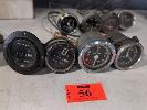 4 X Vintage Engine Hours Gauges No Gst
