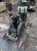 Antique Ferro Type F Gasoline Engine No. 32760. Rated 5.5 Hp. Mounted On Steerable Steel 4-Wheel Trolley. Manufactured Circa 1910 Ferro Machine & Foundry Co. Cleveland Ohio, Usa. Restored. No Gst