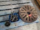 Face Plate, 420mm Diameter & Assorted T Bolts No Gst