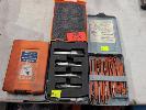 138 · COUNTERBORE SET, 6 PIECE, RADIUS CUTTER SET, 4 PIECE & DRILL BIT SHARPENING GUIDE SET IN CASES NO GST