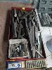 146 · LATHE CUTTING BARS & BITS LARGE QUANTITY IN METAL TRAY NO GST