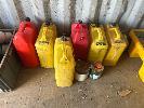 7 x ASSORTED JERRY CANS