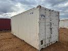 20' Insulated Shipping Container/Refrigerated, Note: Used For Dry Storage